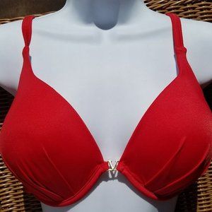 New Deep Red Venus Bikini Top B Push Up